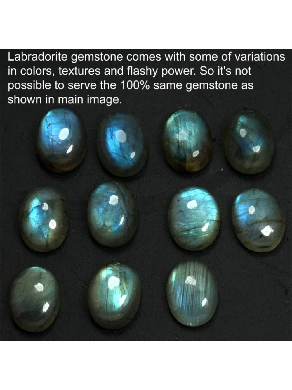Boho Handmade Chunky Natural Gemstone Ring - Labradorite, Moonstone, Turquoise